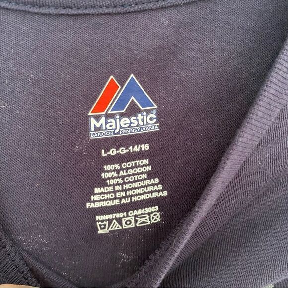 Majestic Yankee’s Boys’ Short Sleeve Crew Neck 38 Beltran Tee size L - Picture 2 of 3